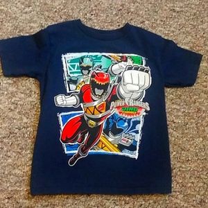 Boys Power Ranger Dino Charge shirt size 5/6